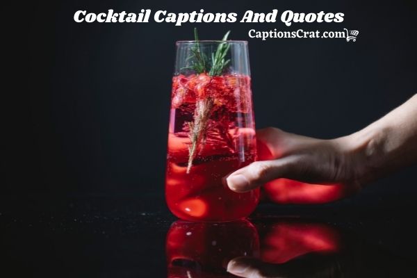 Cocktail Captions And Quotes