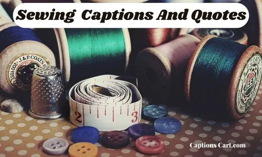 Sewing Captions And Quotes